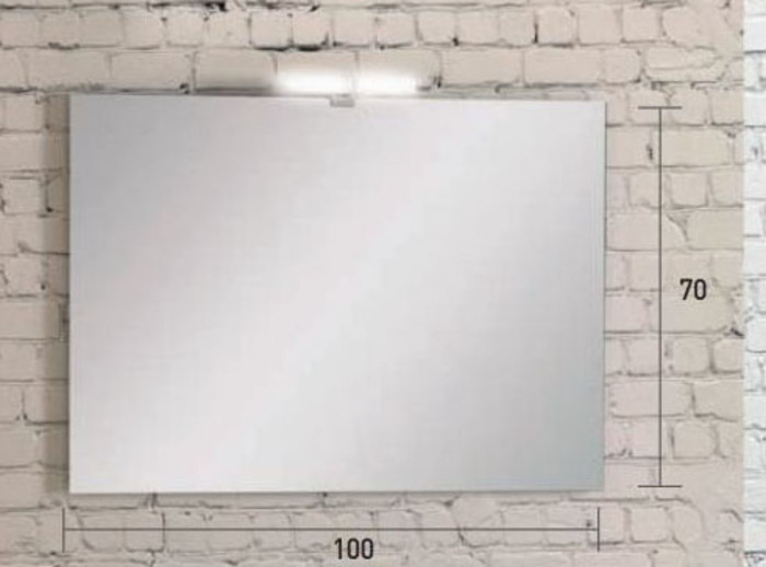 Pro Bagno Elegant 953 - Άνω μέρος C καθρέπτης με απλίκα LED